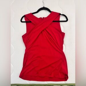 Michael Kors Red Cross cross top